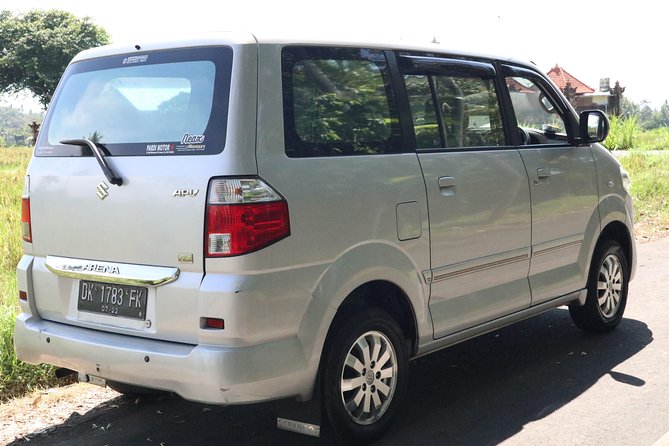 1-Day Private Bali Car Transfer With Experienced Driver - Inclusions