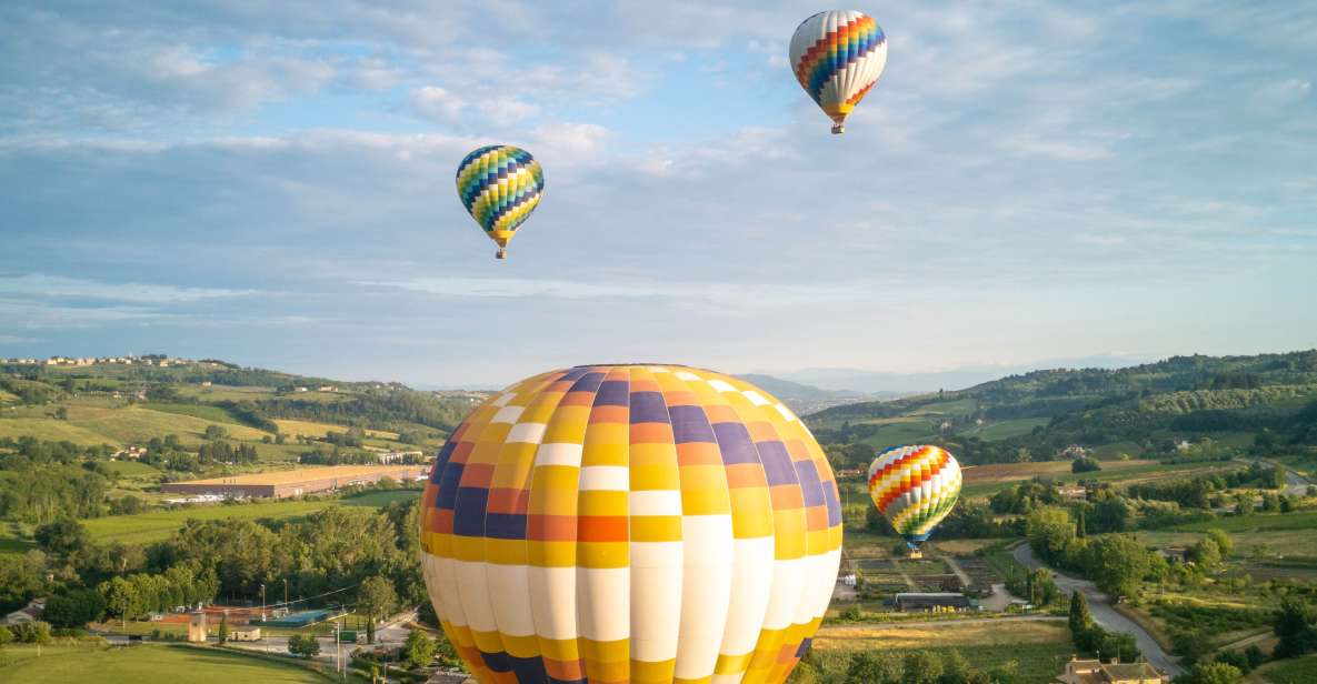 1-Hour Hot Air Balloon Flight Over Tuscany From Lucca - Key Points