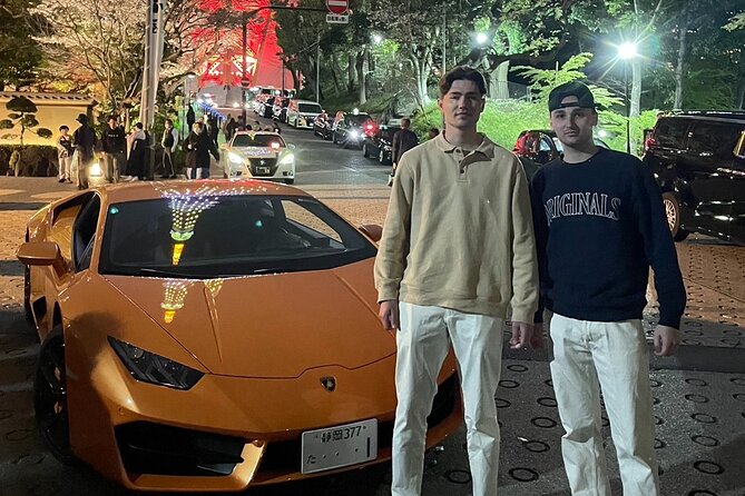 1-Hour Tokyo Tour in Lamborghini Huracan - Inclusions
