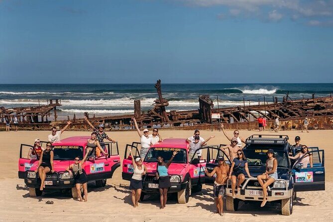2 Day PINK4WD Tagalong Tour - K'gari/Fraser Island - Key Points
