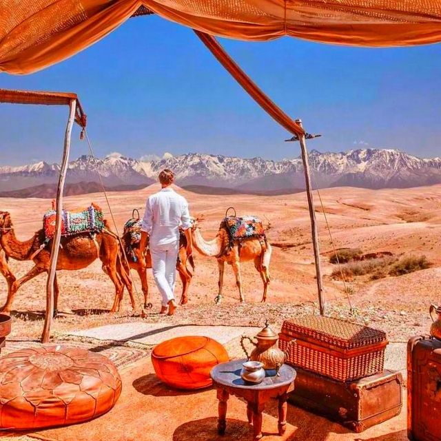 2 Days Desert Agafay and Atlas Mountains Trek From Marrakech - Journeying to Agafay Desert