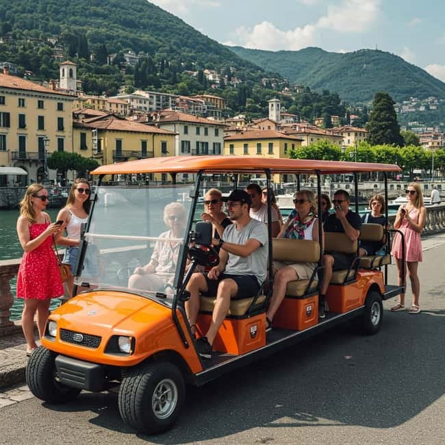2-hour golf car tour of Como - Exploring Como in Comfort and Style