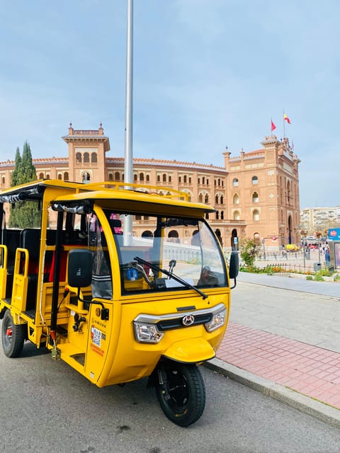 2-Hour Tuk Tuk Tour of the Best of Madrid With Audio Guide - Discovering Madrids Golden Triangle of Art