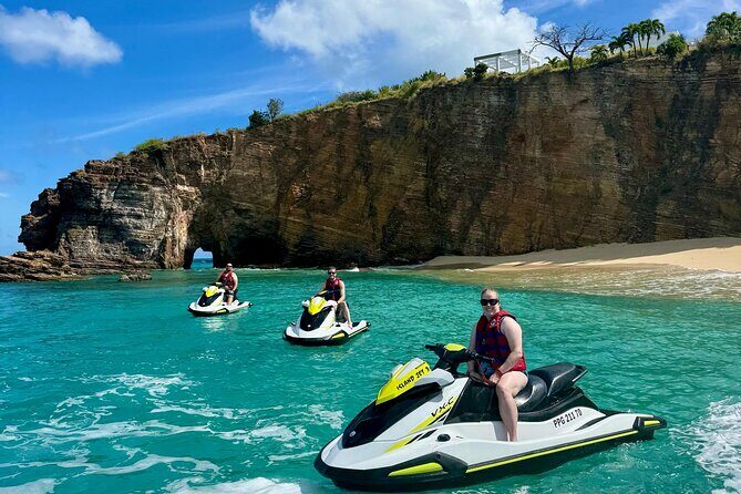 2 Hours Private Jet Ski Tour in Saint Martin with free passenger - Key Points