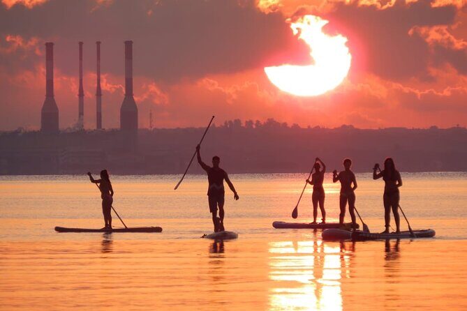 2 Hours Private Sunrise Sup with breakfast - A Peaceful Start: Private Sunrise SUP Tour in Larnaca