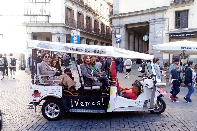 2 Hours Private Tuk tuk Tour in Madrid - The Itinerary in Detail