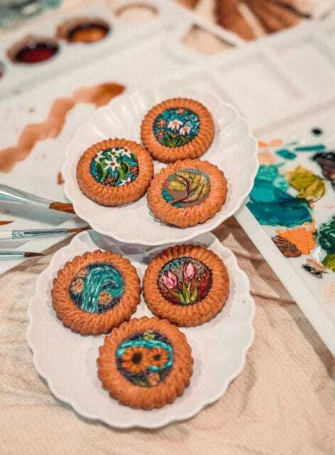 2-Hr Coffee and Biscuit Painting - Edible Paint - Key Points