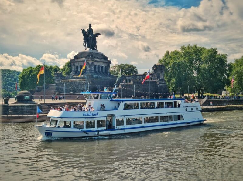 2-River Day-trip by boat from Koblenz to Alken - Key Points