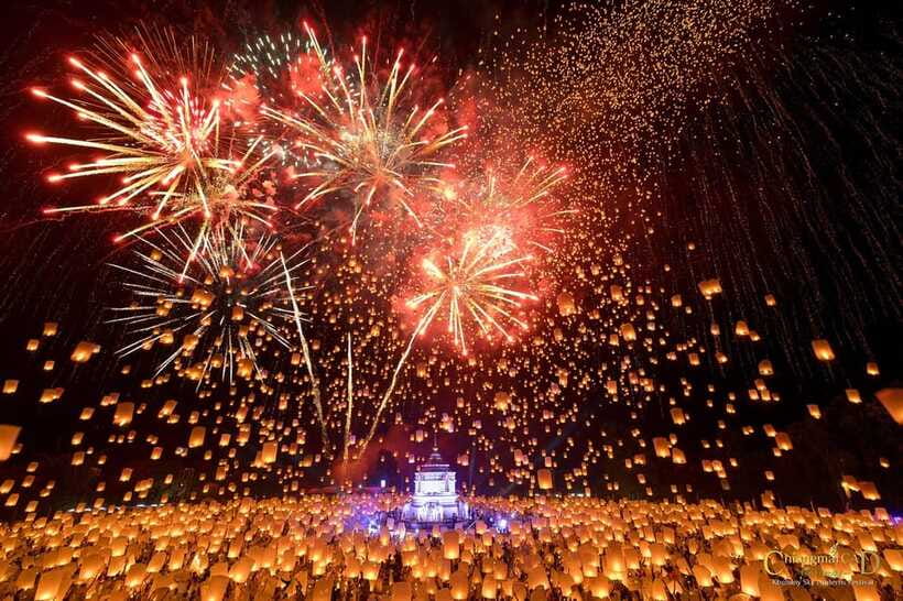2025 Chiangmai CAD Yi Peng Khomloy Sky Lantern Festival - Preparing for the Festival