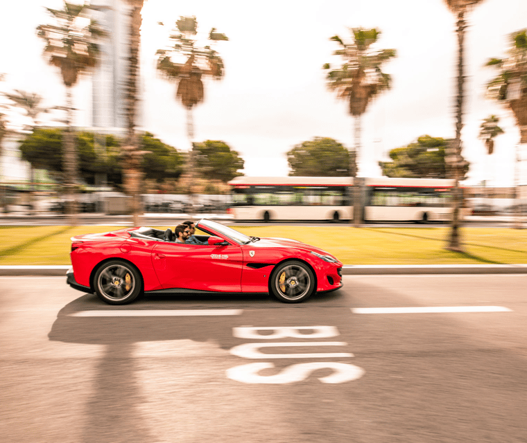 20min Supercar Driving Experience - Barceloneta Beach - Key Points