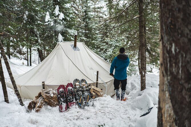24h Winter Camping Experience - From Ottawa & Gatineau - The Allure of the Location