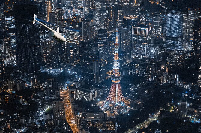 [25 Min]Tokyo Skytree + Downtown City Lights Helicopter Tour - Landmark Highlights
