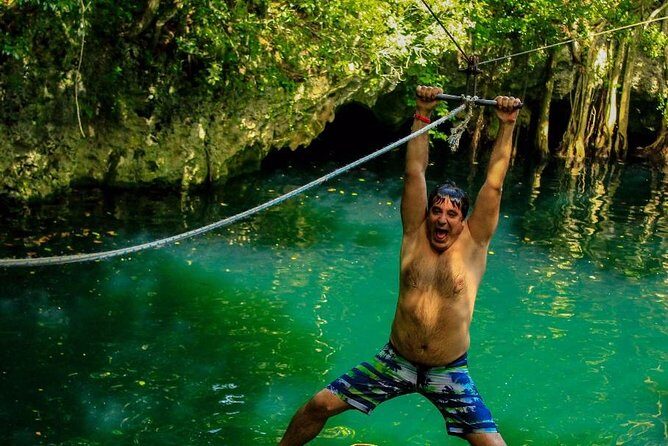 3 adrenaline activities Atvs Zipline and a swim experience in a cenote - The Ecological Park: Heart of the Adventure