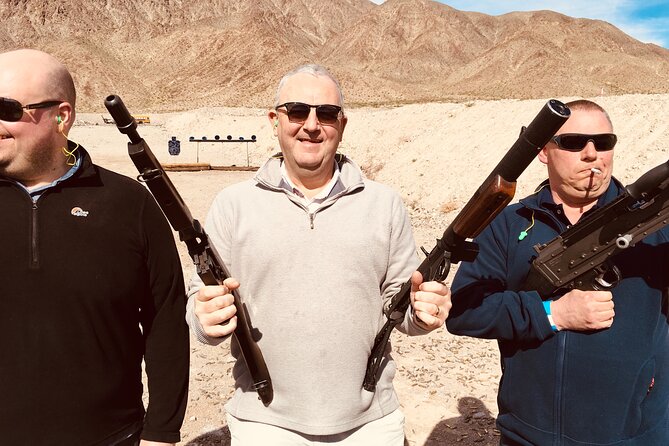 3 Gun Desert Machine Gun Shooting Adventure - Booking and Availability