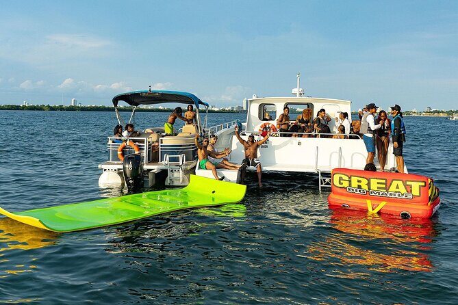 3 Hour Party Boat Jet ski Banana Tube and open bar in Miami - Who should consider this tour?