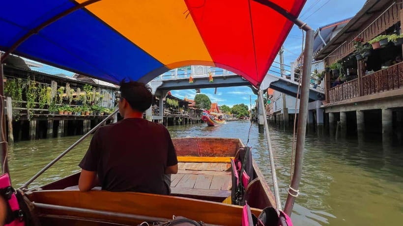 3 Hrs Private Boat Tour Bangkok Floating Market by Flat Boat - Tour Overview