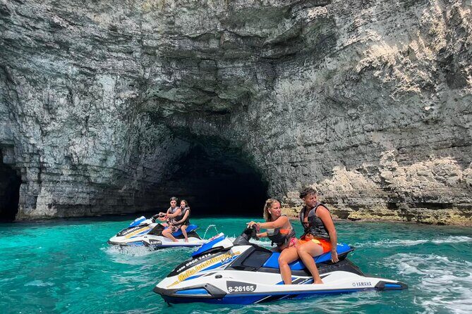 30 minute, Jet Ski Rental Malta - Self guided - No Licence Needed - Exploring the Malta Jet Ski Experience