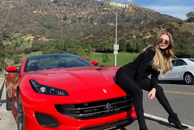 30-Minute Private Ferrari Driving Tour To Hollywood Sign - Special Offer
