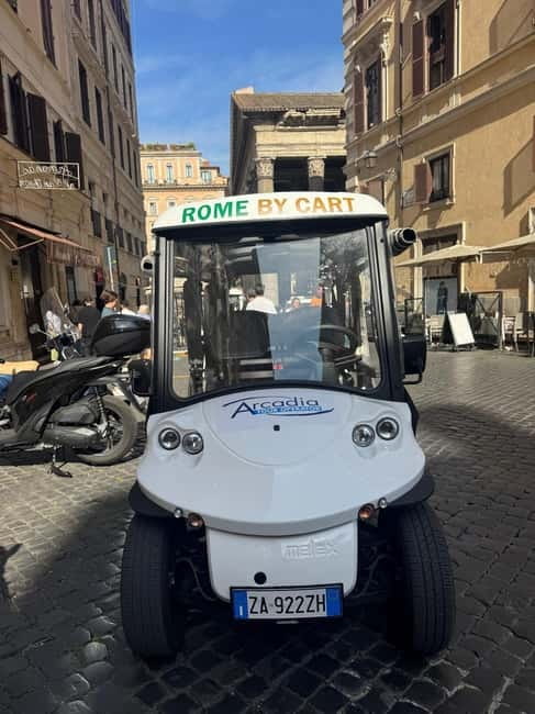 3H Rome: Baroque, Ancient and food experience by Golf Cart - A Well-Structured Itinerary