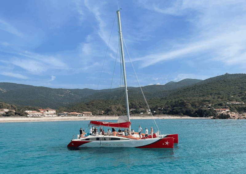 3H30 Explore the South Shore of the Bay of Ajaccio Catamaran - Key Points