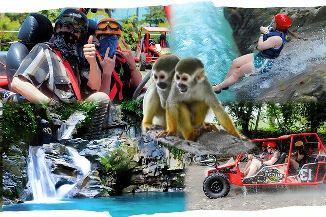 3x1: Monkeyland Waterfalls and Buggy Tour Puerto Plata - Key Points