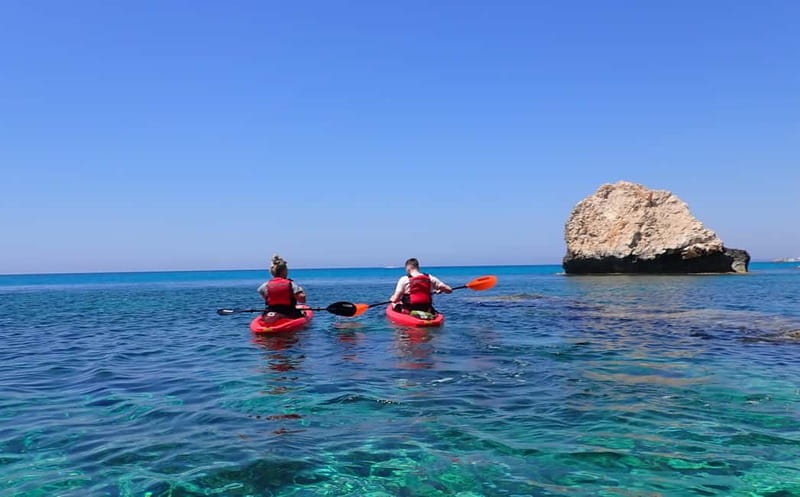 4-hour Ayia Napa SeaCaves Guided Kayaking from Limnara beach - Key Points
