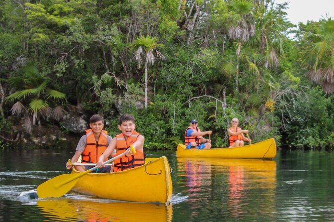 4 Private Cenotes, Zip-Lines, Canoes & Mayan Village with Delicious Lunch - Key Points