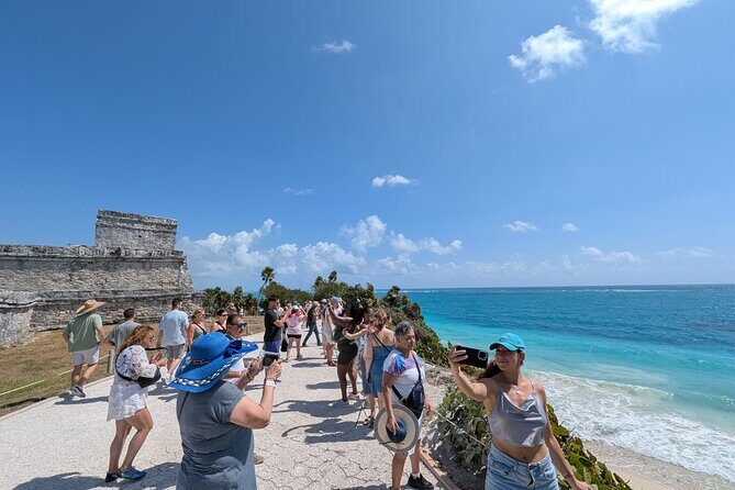 4x1 Tour to Tulum, Coba, Cenote and Playa Del Carmen in one day! - Transportation and Group Size