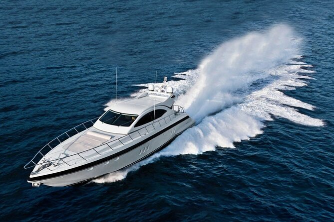 5 Hour Private Yacht Cruise in Delos Rhenia Mykonos Mangusta 72 - Gourmet Inclusions on Board