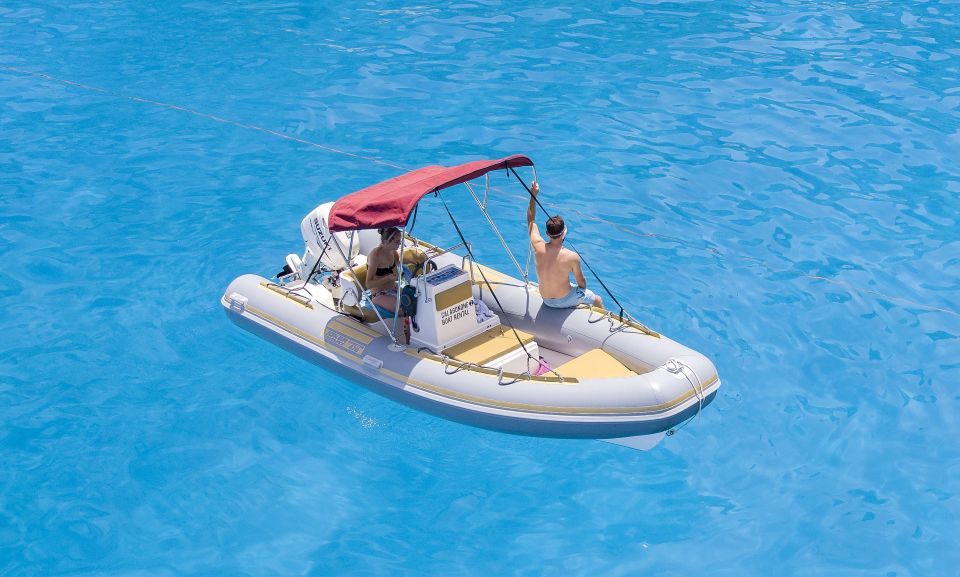 5-Metre Dinghy Rental Without a Licence - Inclusions