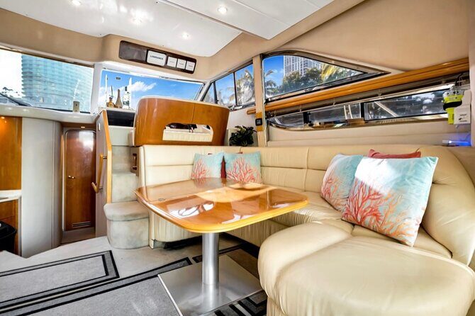 55ft 1 Hour FREE Miami Yacht Rental 3 to 6 Hours 13 People - Frequently Asked Questions