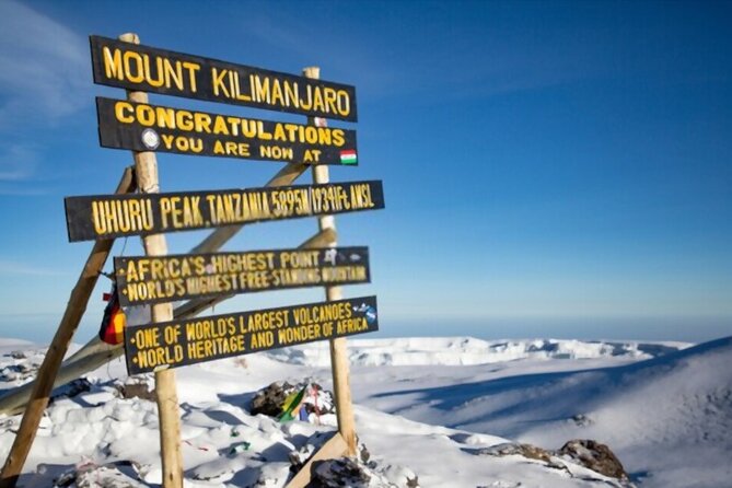 6 Days Marangu Route Mount Kilimanjaro Climb - Key Points