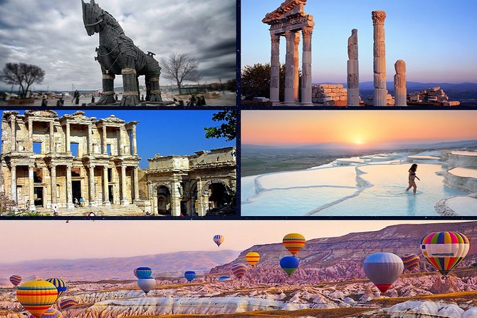 6 Days Turkey Tour Cappadocia, Ephesus, Pamukkale, Gallipoli, Troy Tour - Witness the Wonders of Pamukkale