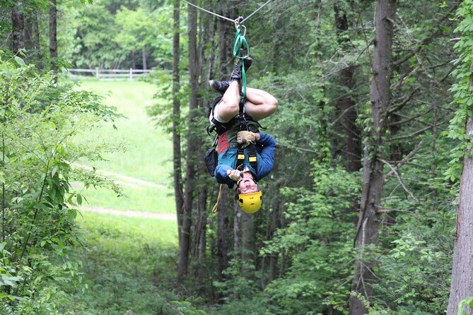 7 Line Waterfall Canopy Zipline Course - Exploring the 7 Line Waterfall Canopy Zipline Course in Sevierville