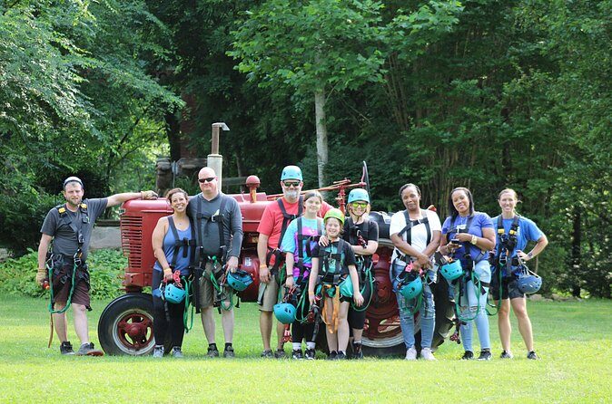 7 Line Waterfall Canopy Zipline Course - Key Points