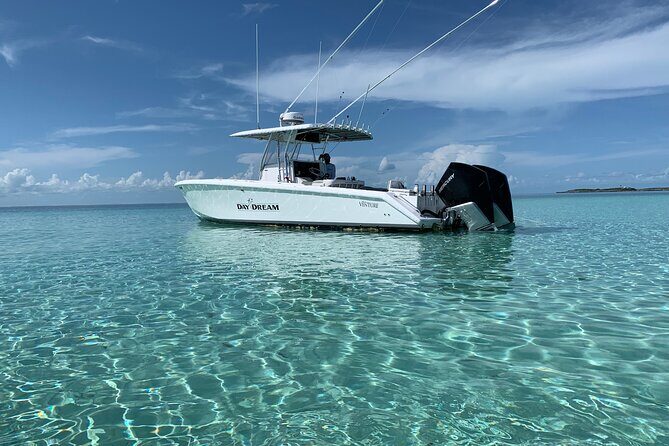 8 hours 34ft Day Dream Private Charter in Nassau - An Overview of the 8-Hour Private Nassau Charter
