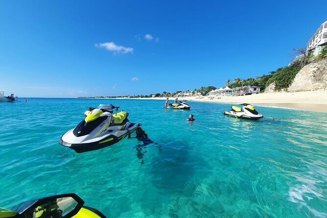 90 min St. Martin Jet ski Terre Basse tour - Key Points