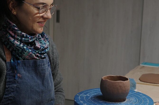 A Calming Pottery Workshop & Japanese Food Musubi Making TOKYO - Calming Pottery Activity