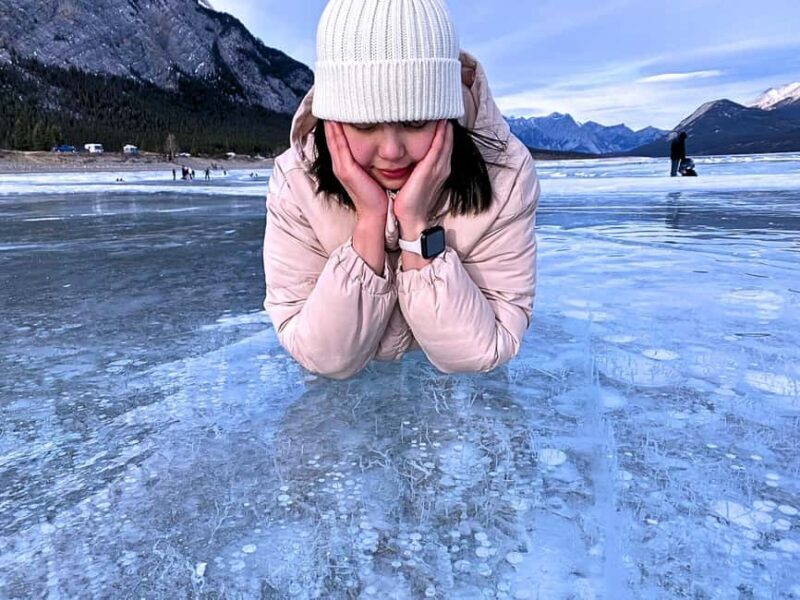 Abraham ice bubble lake/Sunwapta Falls Peyto Lake Bow Lake - Detailed Breakdown of Each Stop