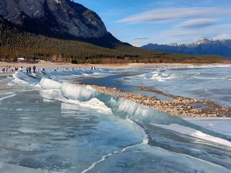 Abraham ice bubble lake/Sunwapta Falls Peyto Lake Bow Lake - Who Will Love This Tour?