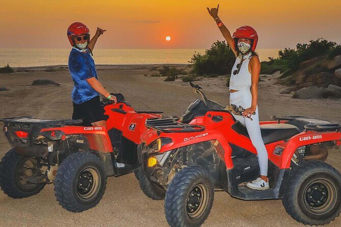 Activity driving a Simple ATV in Dunes and Beach - The Equipment and Safety Measures That Make a Difference