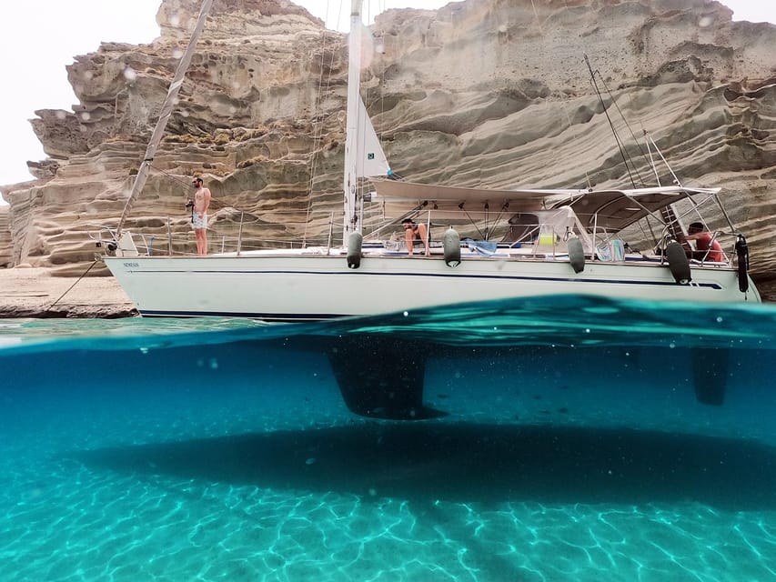 Adamantas: Full-Day Milos & Poliegos Boat Tour with Meals - Key Points