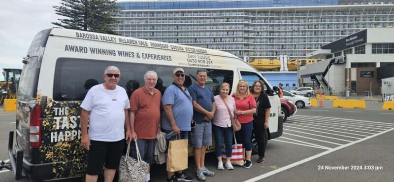 Adelaide Cruise Ship Private Tours - The Experience on the Day