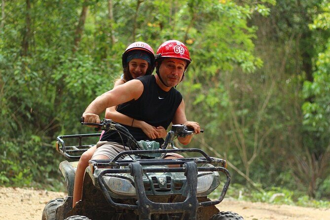 Adrenaline Tour from Cancún, ATV, Zipline, Cenote and Lunch - Key Points