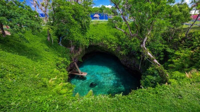 Adventour Samoa: To Sua Trench/Swimming Hole - An In-Depth Look at the To Sua Trench Tour