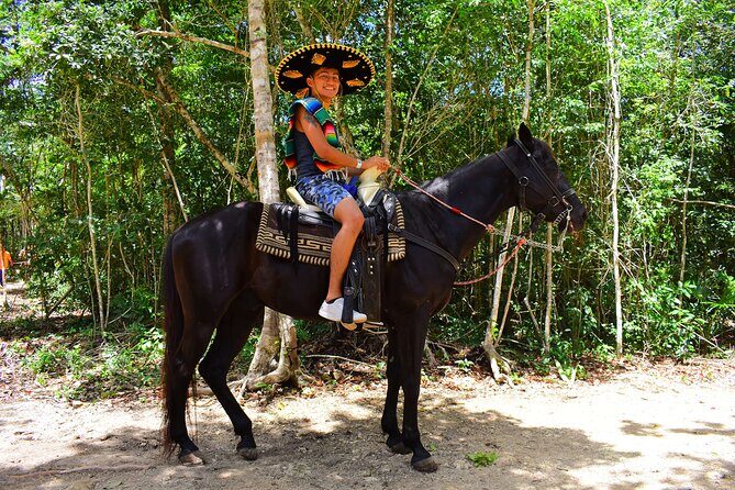 Adventure Time! Horseback Ride, ATVs (Shared), Cenote & Ziplines + Round Trip - FAQs