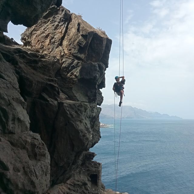 Agaete: Gran Canaria Coasteering. Marine Ferrata and Zipline - Jumping and Snorkeling: The Ocean’s Reward  