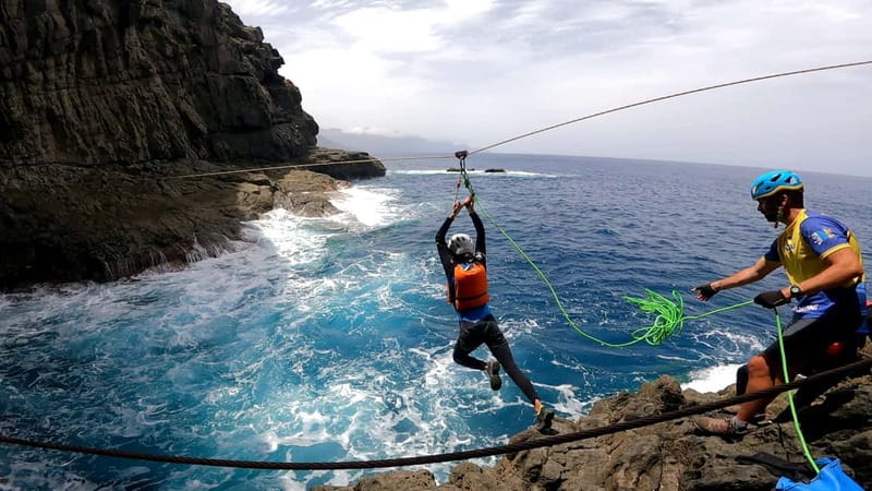 Agaete: Gran Canaria Coasteering. Marine Ferrata and Zipline - Ending the Day: Relaxation and Reflection  