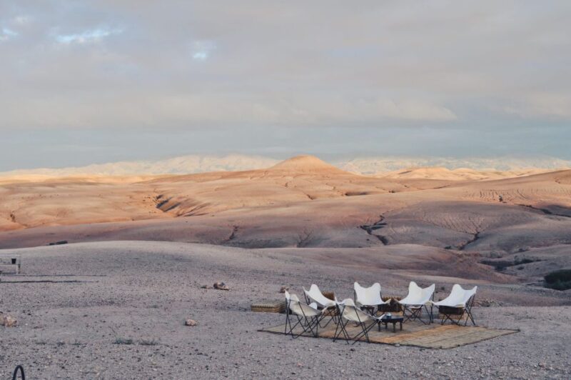 Agafay Desert, Sunset, Camel Ride And Diner - Moroccan Hospitality and Cuisine