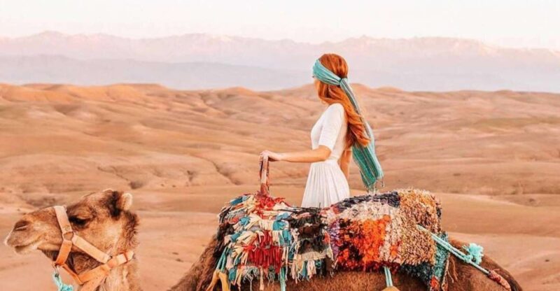 Agafay Desert Sunset Camel Ride - Guided Camel Ride Experience